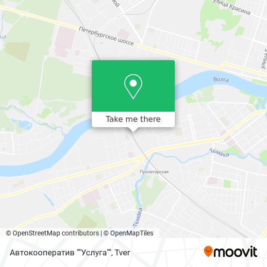 Автокооператив ""Услуга"" map