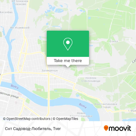 Снт Садовод-Любитель map