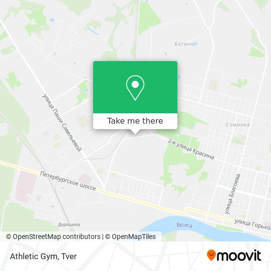 Athletic Gym map