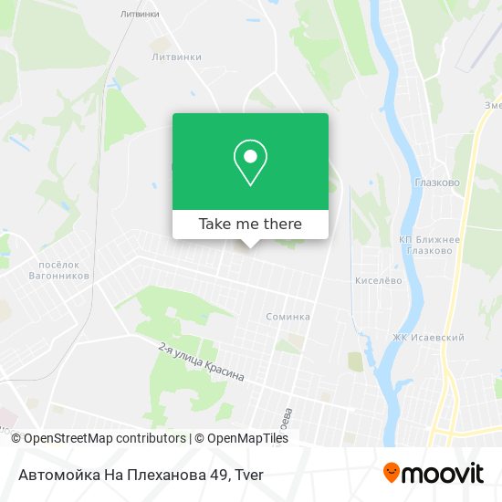 Автомойка На Плеханова 49 map