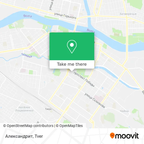 Александрит map