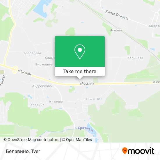 Белавино map