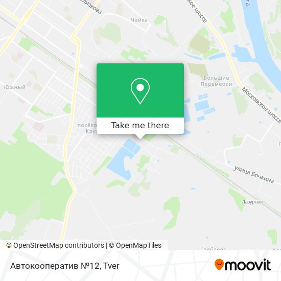 Автокооператив №12 map