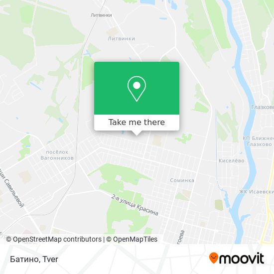 Батино map