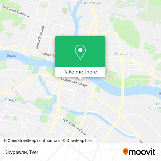 Журавли map