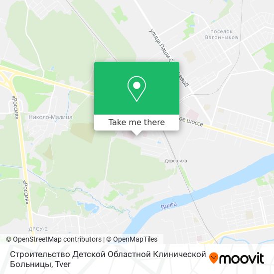 Строительство Детской Областной Клинической Больницы map