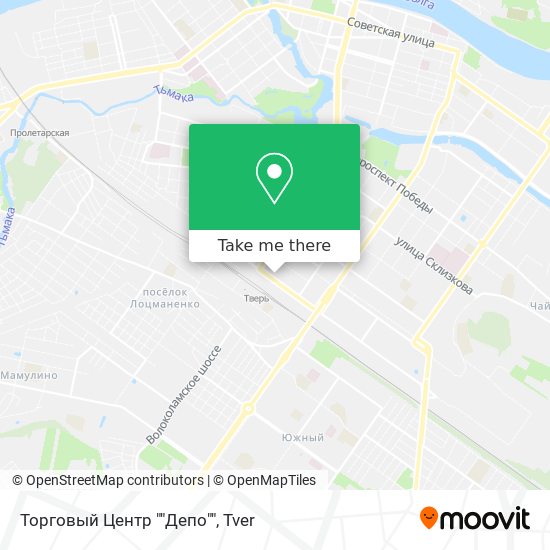 Торговый Центр ""Депо"" map