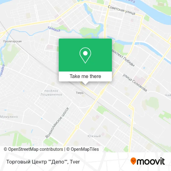 Торговый Центр ""Депо"" map