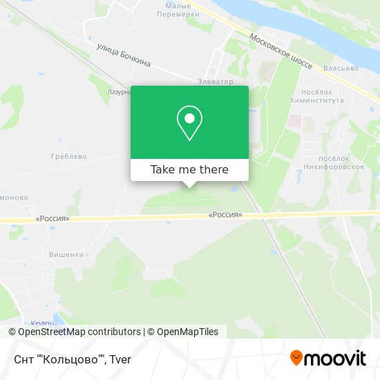 Снт ""Кольцово"" map