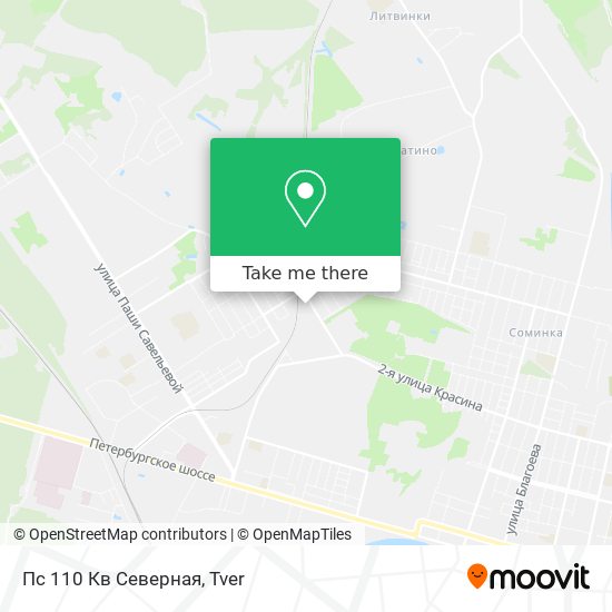 Пс 110 Кв Северная map