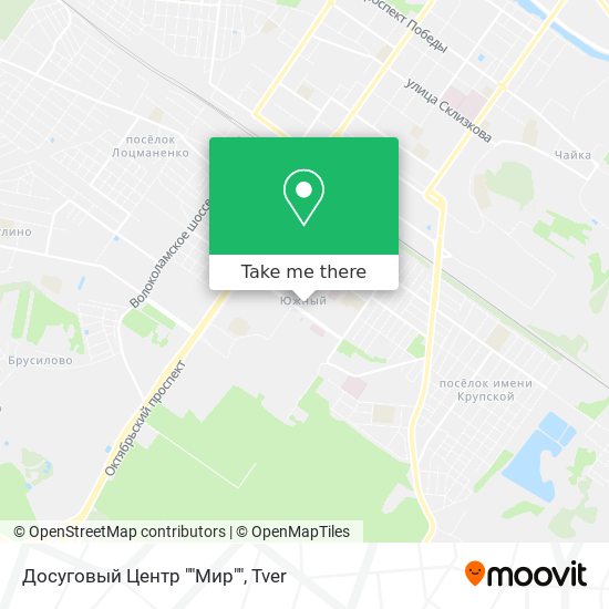 Досуговый Центр ""Мир"" map