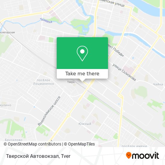 Тверской Автовокзал map