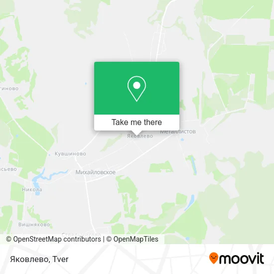 Яковлево map
