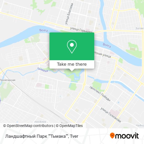 Ландшафтный Парк ""Тьмака"" map