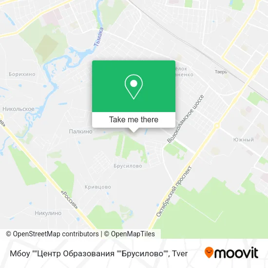 Мбоу ""Центр Образования ""Брусилово"" map