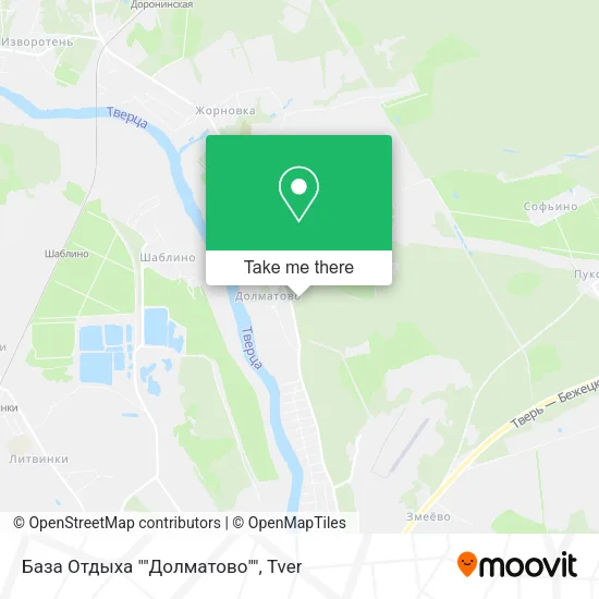 База Отдыха ""Долматово"" map