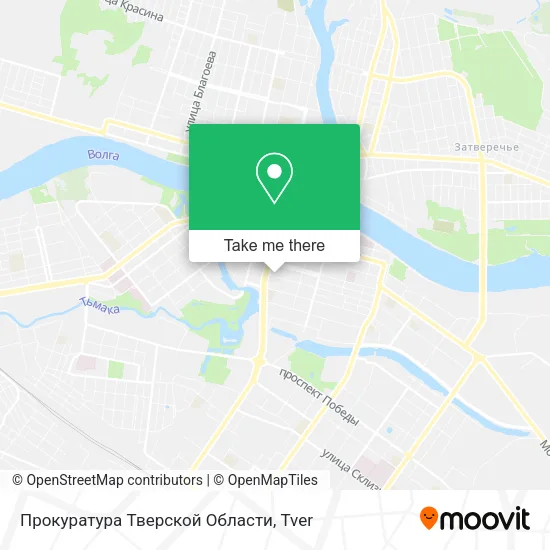 Прокуратура Тверской Области map