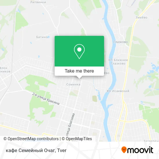 кафе  Семейный Очаг map