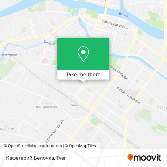 Кафетерий  Белочка map