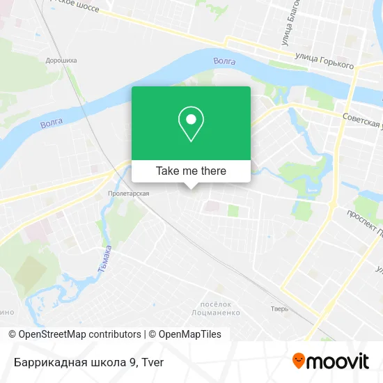 Баррикадная школа 9 map