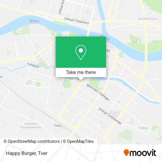 Happy Burger map