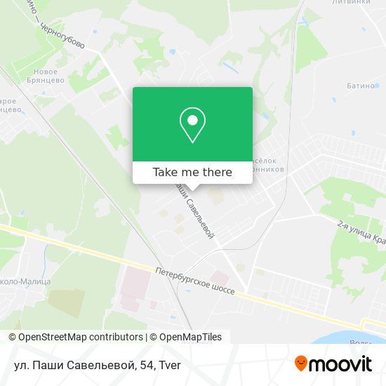 ул. Паши Савельевой, 54 map