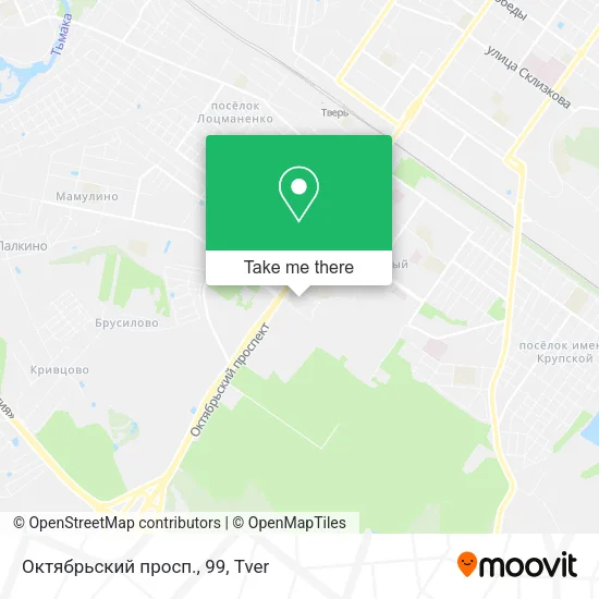 Октябрьский просп., 99 map