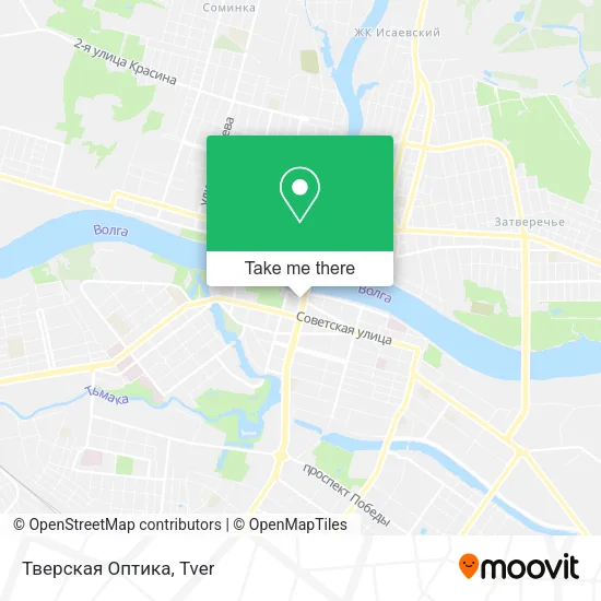 Тверская Оптика map
