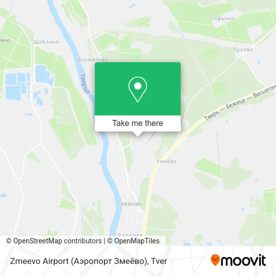 Zmeevo Airport (Аэропорт Змеёво) map