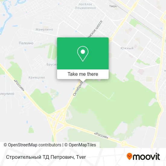 Строительный ТД  Петрович map