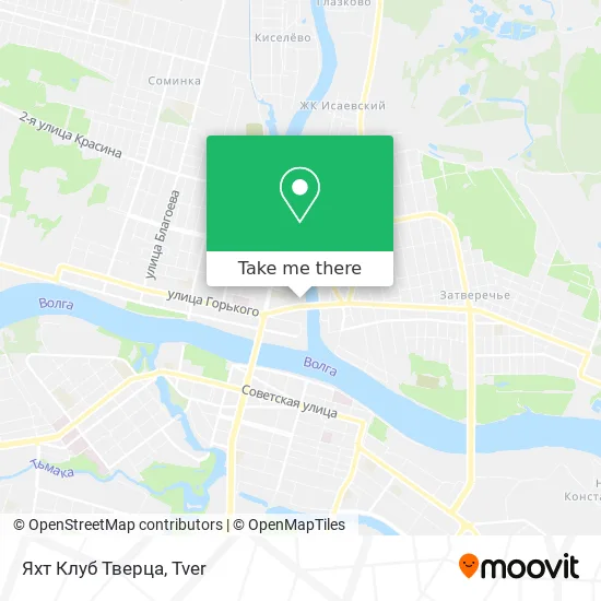 Яхт Клуб Тверца map