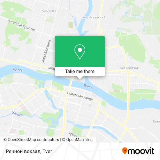 Речной вокзал map