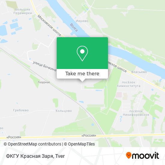 ФКГУ Красная Заря map
