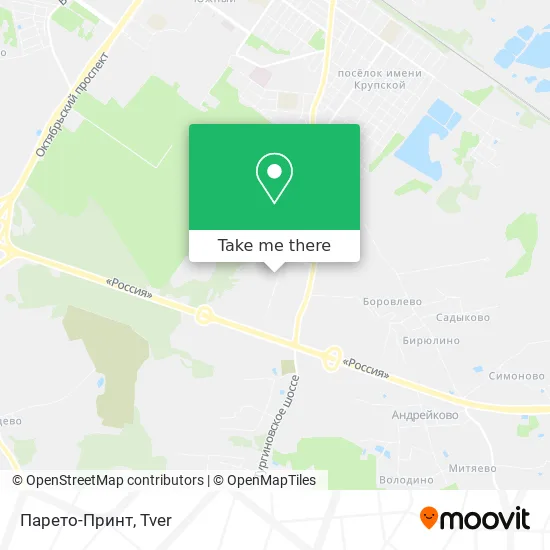 Парето-Принт map