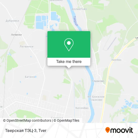 Тверская ТЭЦ-3 map