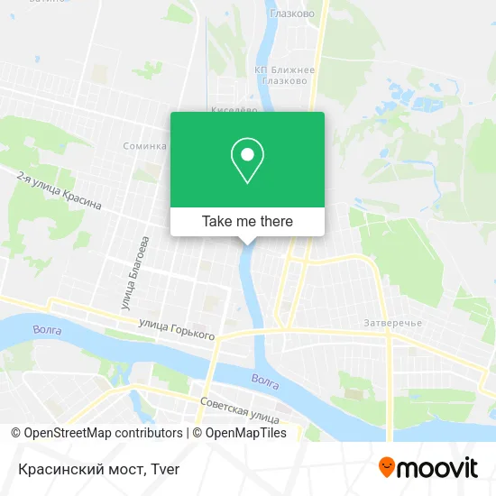 Красинский мост map