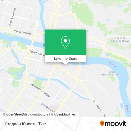 Стадион  Юность map