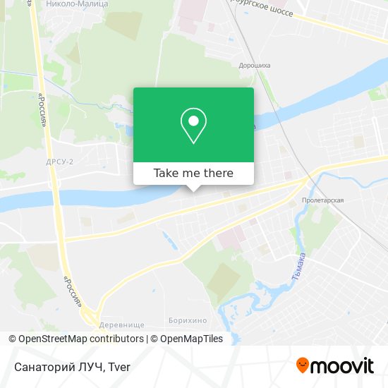 Санаторий ЛУЧ map