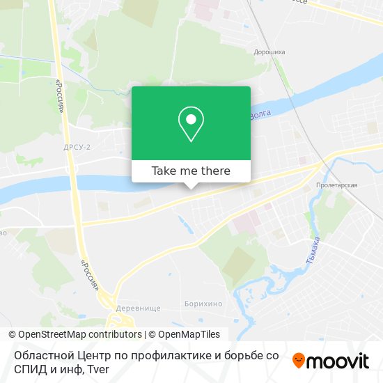 Областной Центр по профилактике и борьбе со СПИД и инф map