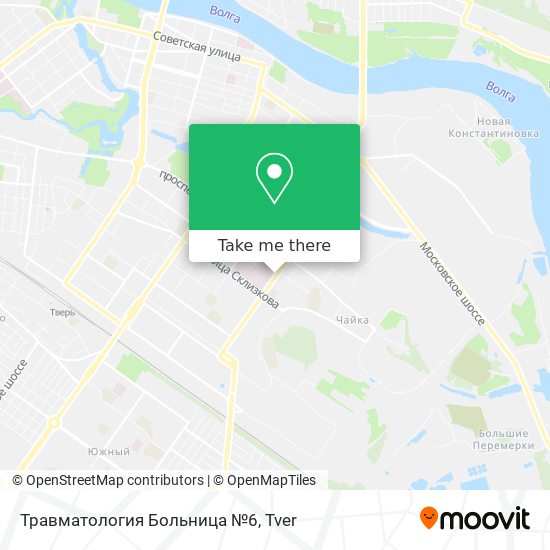 Травматология Больница №6 map