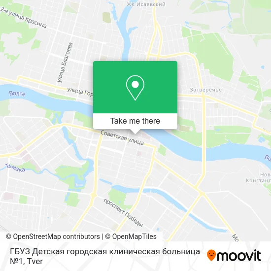 ГБУЗ Детская городская клиническая больница №1 map
