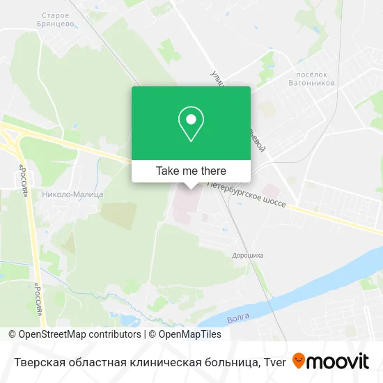 Тверская областная клиническая больница map