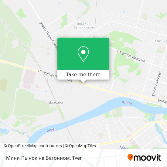 Мини-Рынок на Вагонном map