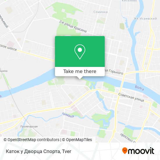 Каток у Дворца Спорта map