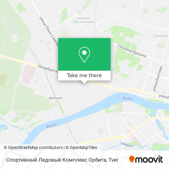 Спортивный Ледовый Комплекс  Орбита map
