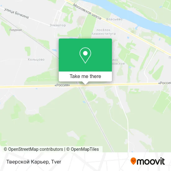 Тверской Карьер map
