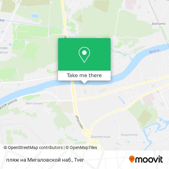 пляж на Мигаловской наб. map