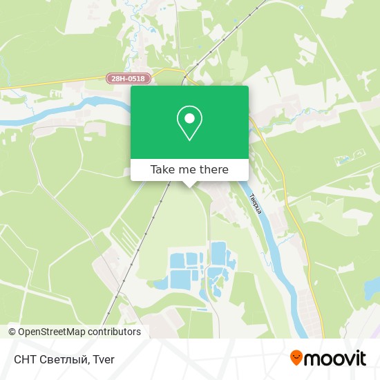 СНТ Светлый map