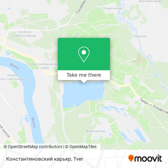 Константиновский карьер map
