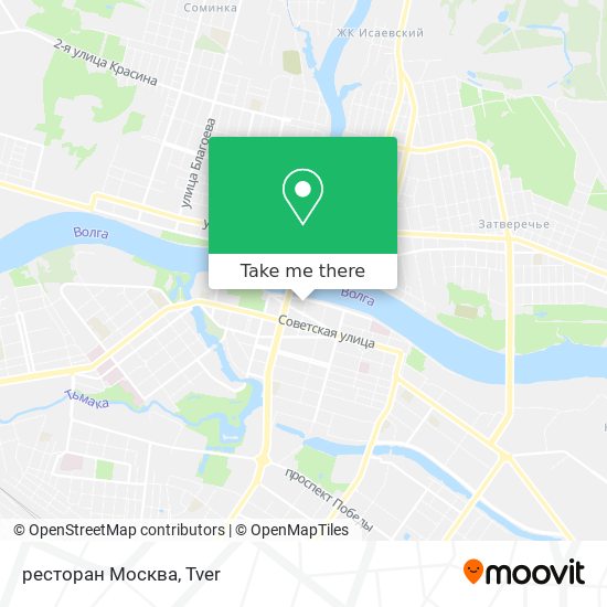 ресторан Москва map